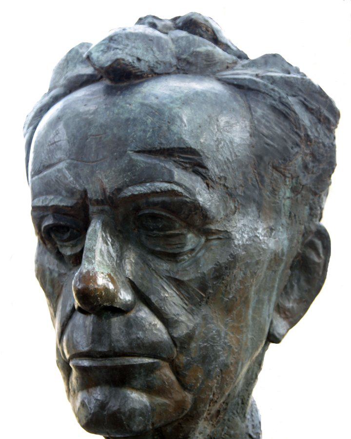 Paul Tillich (1886–1965). Busto de James Rosati en New Harmony. Foto: Richard Keeling · CC BY-SA 4.0