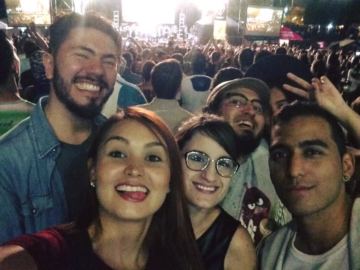 La selfie de antes. Gospel Park, 31 de julio de 2016